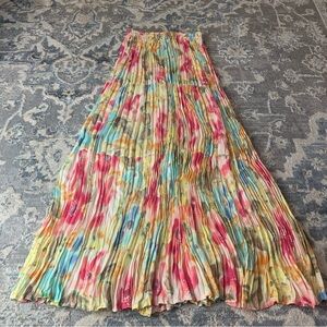 Colorful Tour de France Pleated Skirt OS